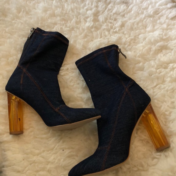 Jean ankle booties - Picture 2 of 4